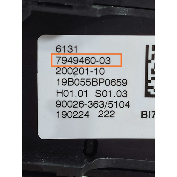 Comando Multimidia Bmw 320i G20 Spt 2019 2020/2023 7949460