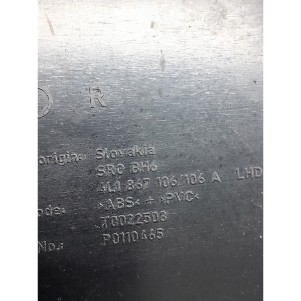 Forro Porta Audi Q7 Dianteiro Direito 2010/2015 4l1867106