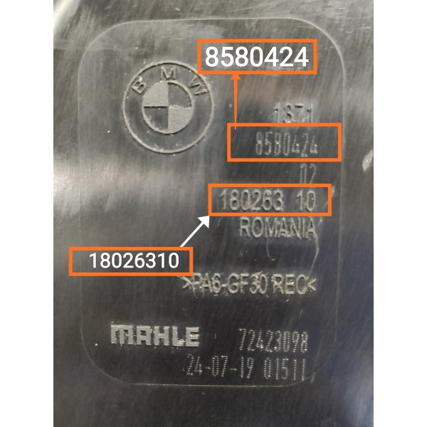 Caixa Filtro Ar Bmw 320 330 G20 2019 2020/2025 8580424