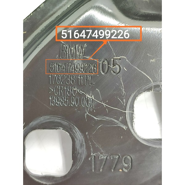 Travessa Painel Frontal Bmw 320 G20 Sup 19/25 51647499226
