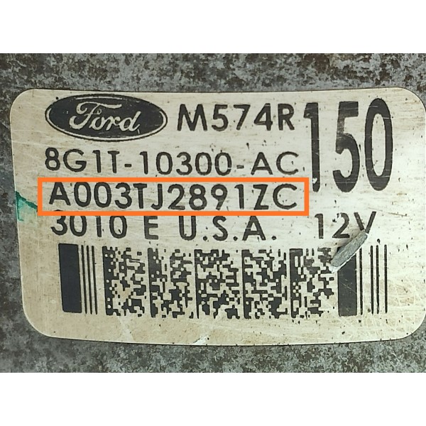 Alternador Ford Edge 3.5 2010 2011 2012/2014 A003tj2891zc