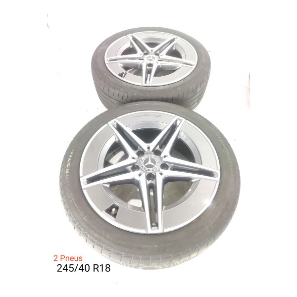 Jogo Rodas Mercedes Benz C200 Aro18 Amg 2022/2025 Det Orig
