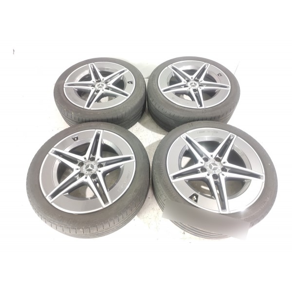 Jogo Rodas Mercedes Benz C200 Aro18 Amg 2022/2025 Det Orig