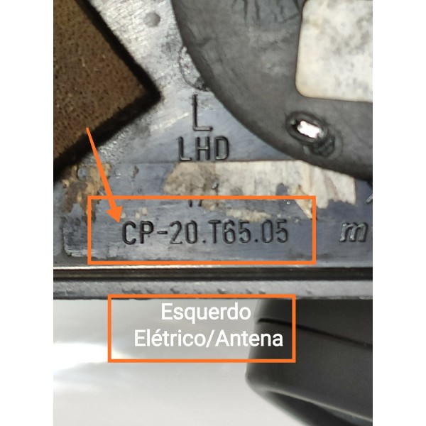 Retrovisor Amarok Esquerdo 2011 2012/2023 5 Fios Original