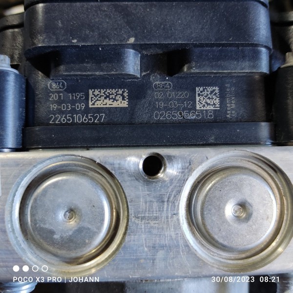 Modulo Abs Honda Hrv 1.5 2018/2021 0265956518