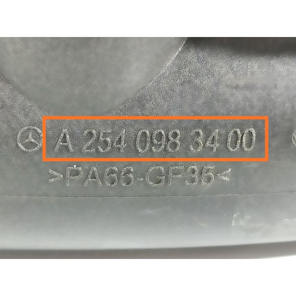 Duto Mangueira Turbina Mercedes C200 2022/2025 A2540983400