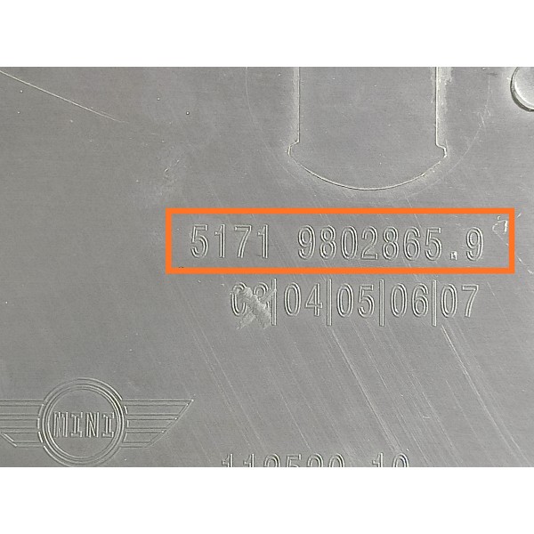 Tampa Grade Parabrisa Mini Cooper 2011/2016 Det 517198028659