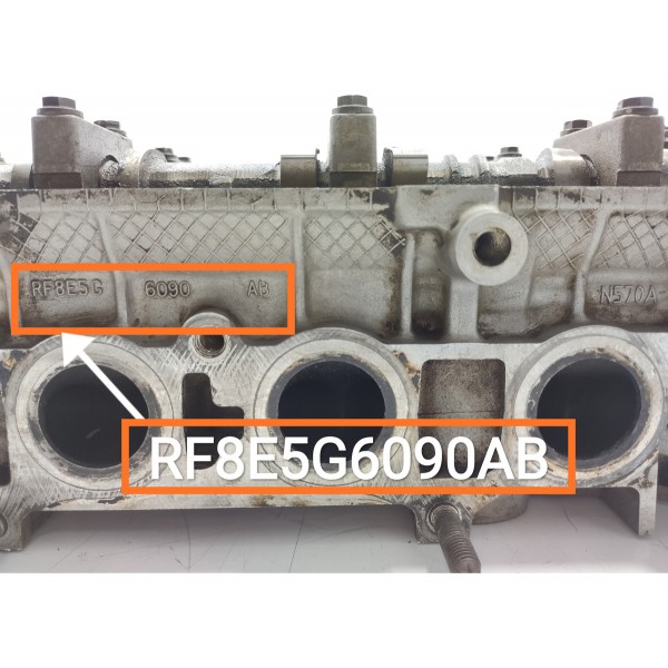 Cabecote Ford Fusion 2.5 173cv 2009/2012 Std Rf8e5g6090ab