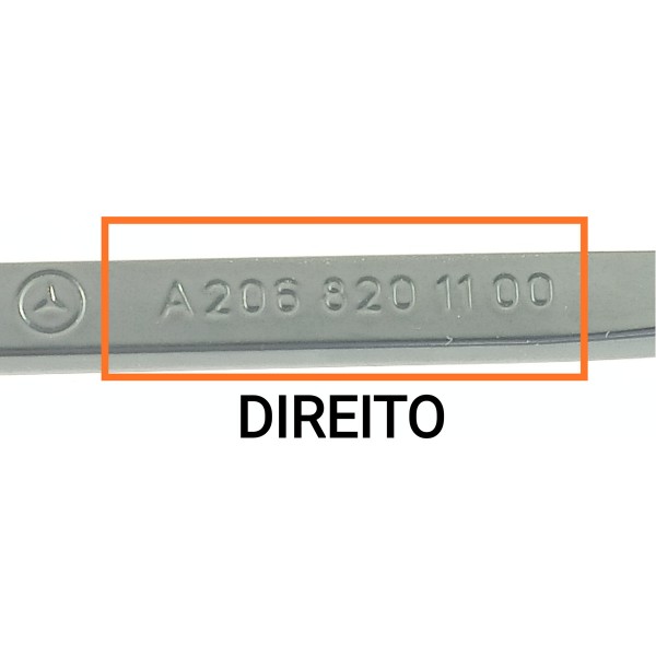 Braco Limpador Parabrisa Mercedes C300 Dir 22/25 A2068201100