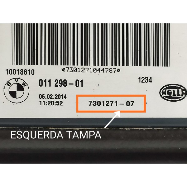 Lanterna Bmw X5 Tampa Esquerda Led 2014/2019 Det 730127107