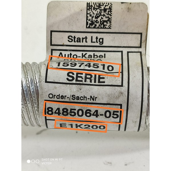 Cabo Positivo Arranque Bmw 320 330 G20 2019/2023 15974510