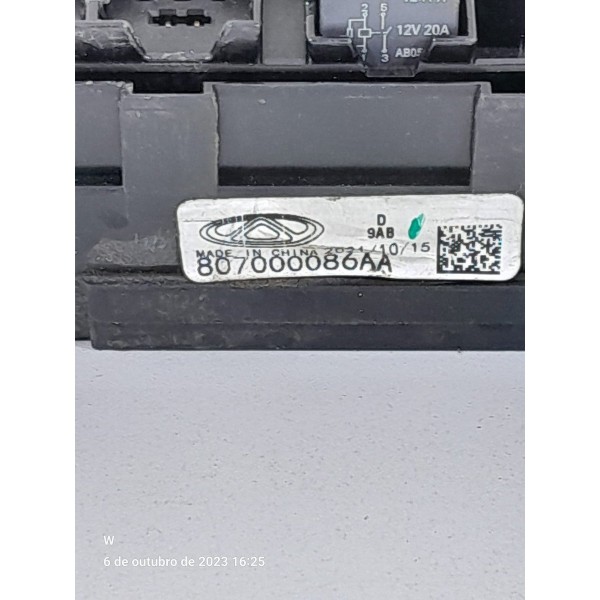 Caixa Fusivel Tiggo 8 2019 2022 2023 2024 807000086aa