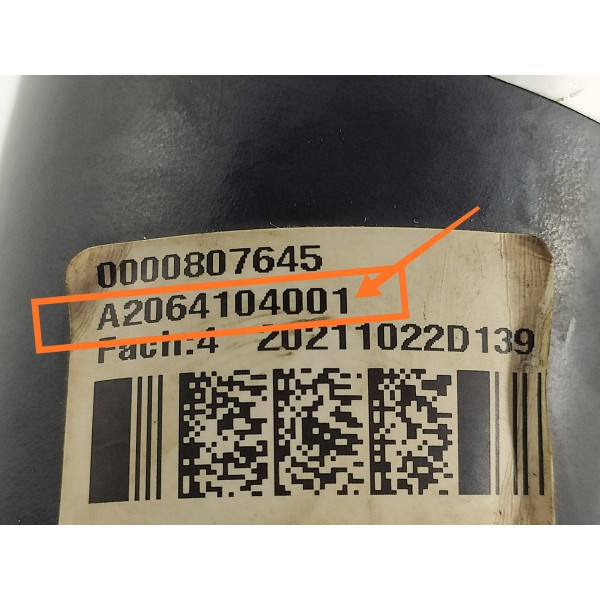 Eixo Cardan Mercedes C200 1.5 2022 2023/2025 A2064104001