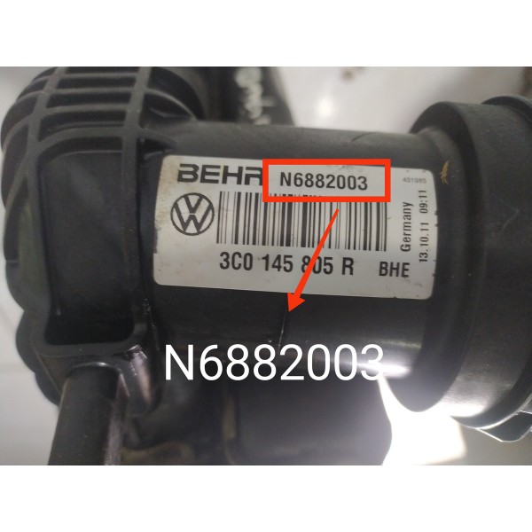 Kit Radiador Tiguan 2.0 Tsi 2008 2009 2010/2016 N6882003