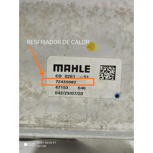 Suporte Filtro Trocador Calor Bmw 320 B48 2019/2023 72434199