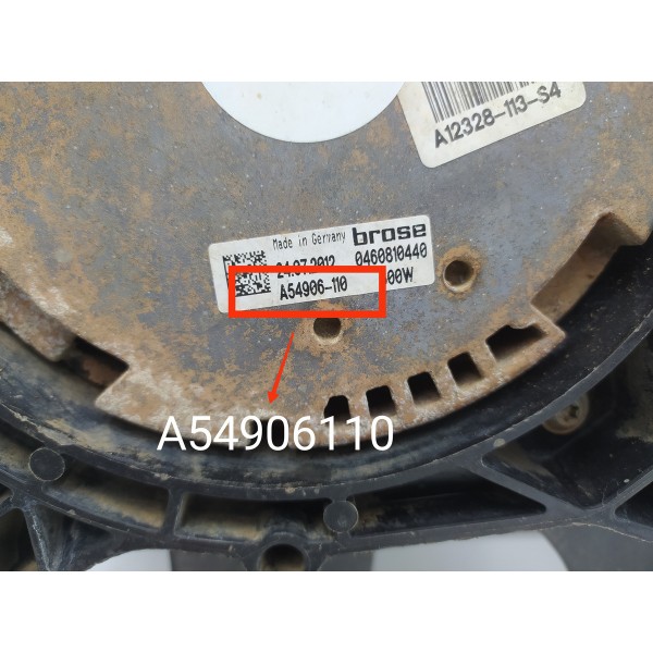Ventoinha Amarok 2.0 16v Turbo 2010/2022 A54906110