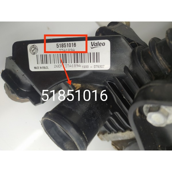 Kit Radiador Mobi Palio 8v 2010 2011 2012/2021 51851016