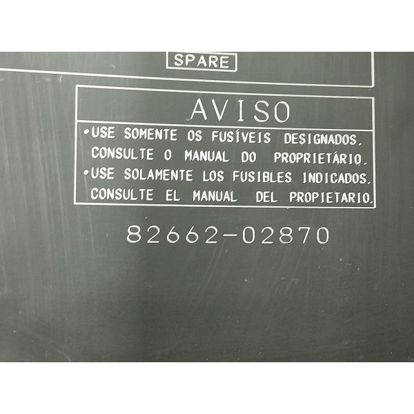 Tampa Caixa Fusivel Toyota Corolla 2015/2018 8266202870