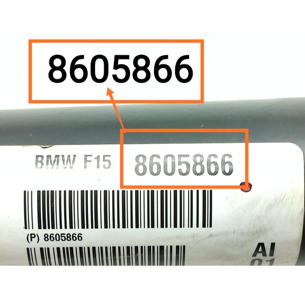 Cardan Bmw X5 Dianteiro Diesel 30d N57 2014/2018 8605866