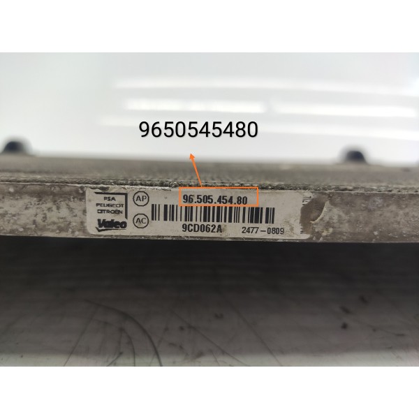 Condensador Citroen C4 Pallas 2.0 2006 2007/2011 9650545980