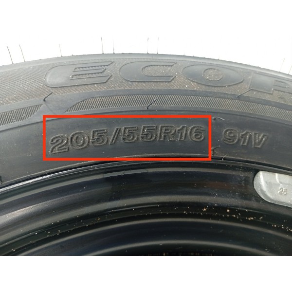 Estepe Toyota Corolla 205/55 Aro 16 2014 2015/2019 Orig