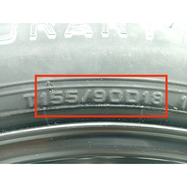Estepe Mercedes Ml350 2012/2015 155/90 Aro 18 A1644000002