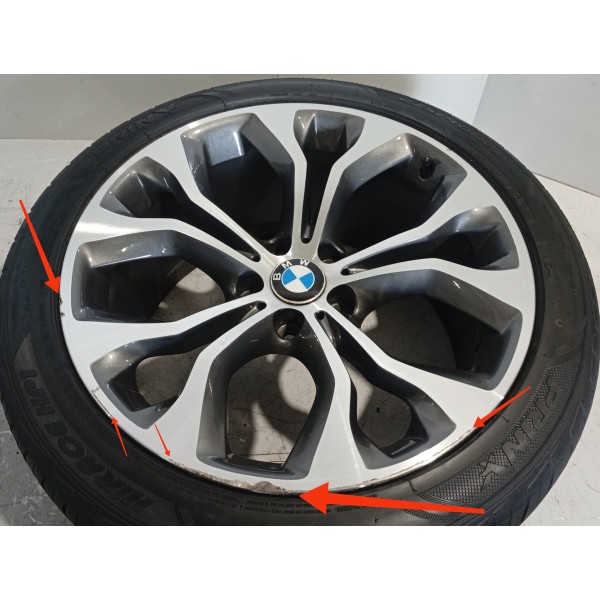 Jogo Roda Bmw X5 X6 315/35 Aro 20 2014 2015/2019 Det Orig
