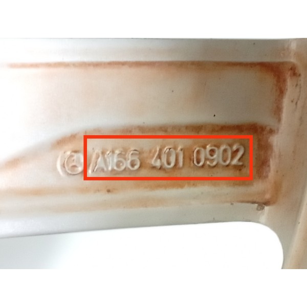 Roda Mercedes Ml 350 265/50 Aro 20 2012/2015 A1664010902