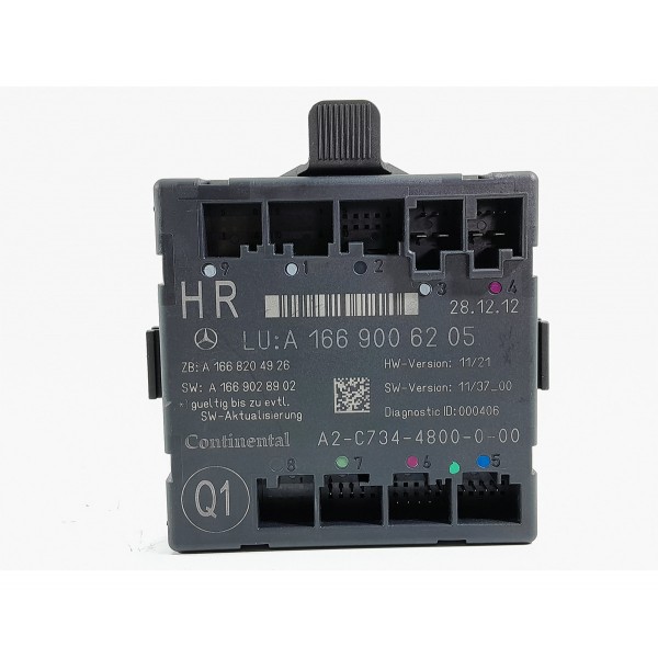 Modulo Porta Mercedes Ml350 Traseira Dir 12/15 A1669006205