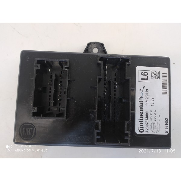 Módulo Conforto Fiat Toro 2016/2021 A2c97674800