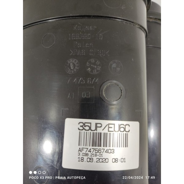 Filtro Canister Bmw 320 330 G20 2019 2020 2021 2023 7475674