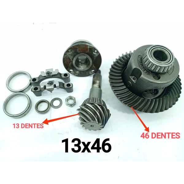 Diferencial Coroa Pinhao Nissan Frontier 2.5 13x46 2010/2016