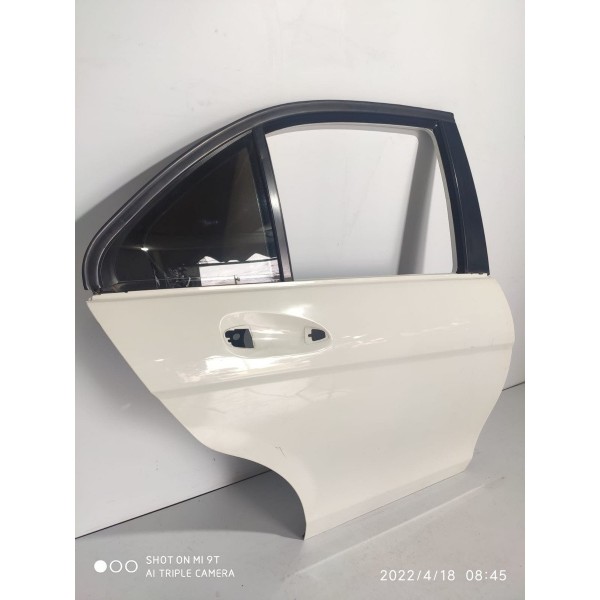 Porta Traseira Direita Mercedes C180 C200 2008/2014 Traseira Direita Branco