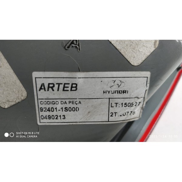 Lanterna Hyundai Hb20 Hatch Esq Ate 2017 Orig Detalhe /24853
