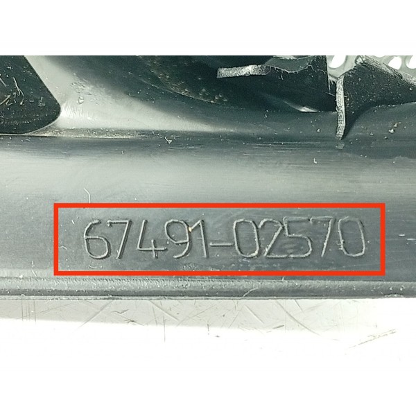 Moldura Interna Retrovisor Corolla Dir 2015/2018 6749102570 Preto