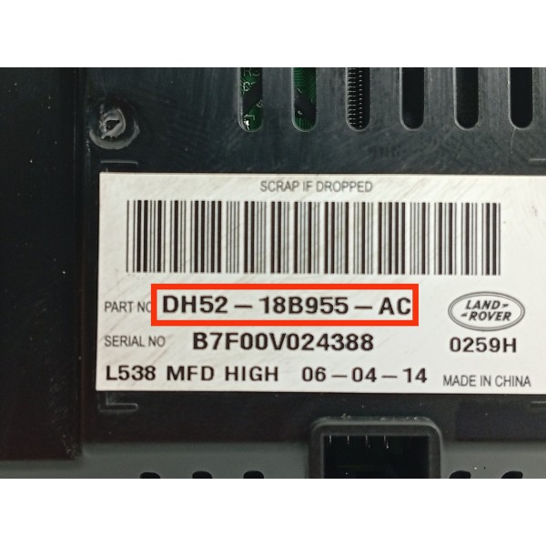 Tela Computador Bordo Discovery 4 2010/2015 Dh5218b955ac