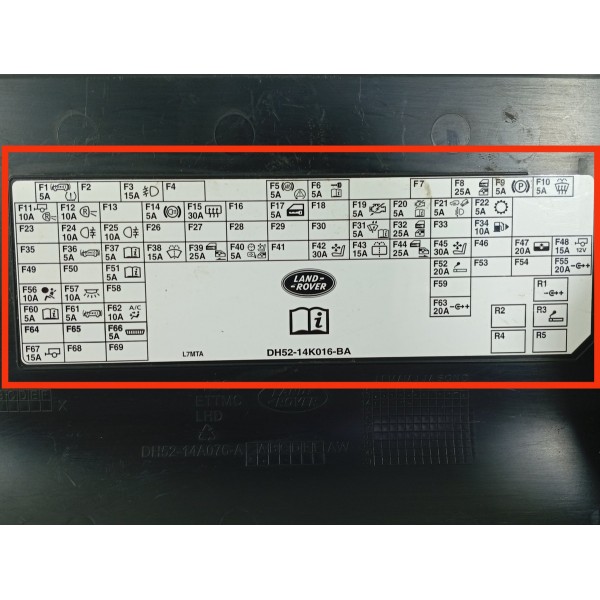 Tampa Caixa Fusivel Freelander 2 2008 2009/2015 Dh5214a076a