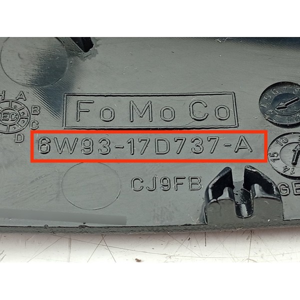 Acabamento Retrovisor Interno Freelander 2 08/15 6w9317d737b Preto