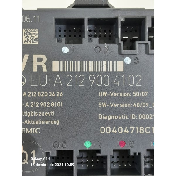 Modulo Porta Mercedes C180 C200 D D 2007/2014 A2129004102