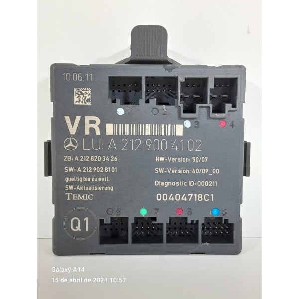 Modulo Porta Mercedes C180 C200 D D 2007/2014 A2129004102