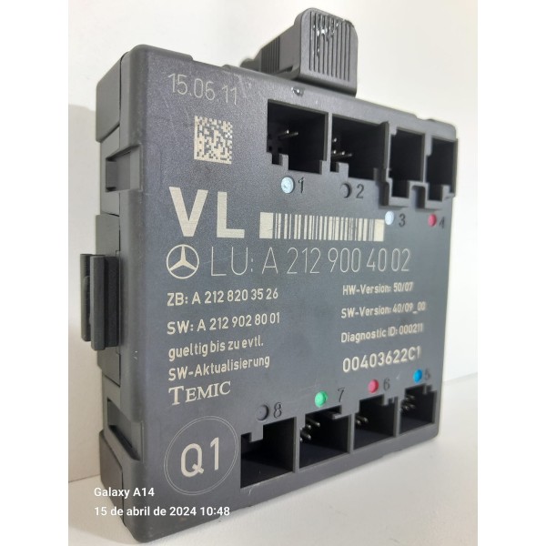 Modulo Porta Mercedes C180 C200 D E 2007 2014 A2129004002