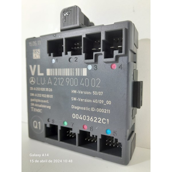 Modulo Porta Mercedes C180 C200 D E 2007 2014 A2129004002