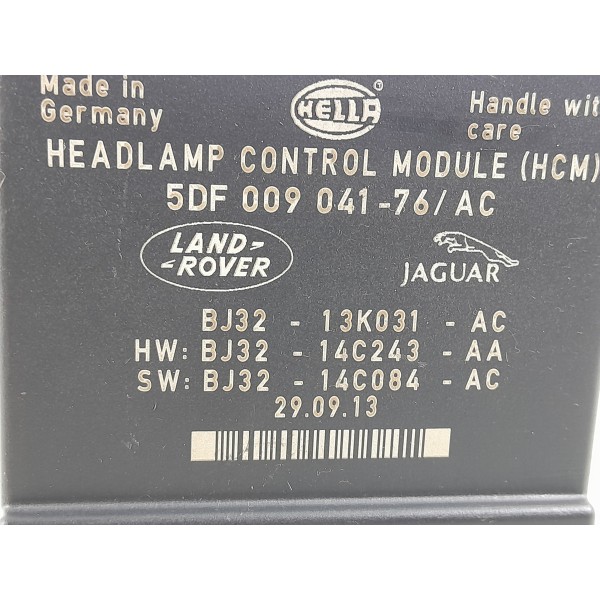 Modulo Regulagem Farol Evoque 2011/2019 Bj3213k031ac