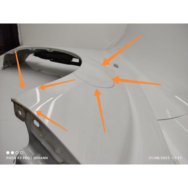 Paralama Direito Nissan Frontier 2009/2016 Det Dianteira Direita