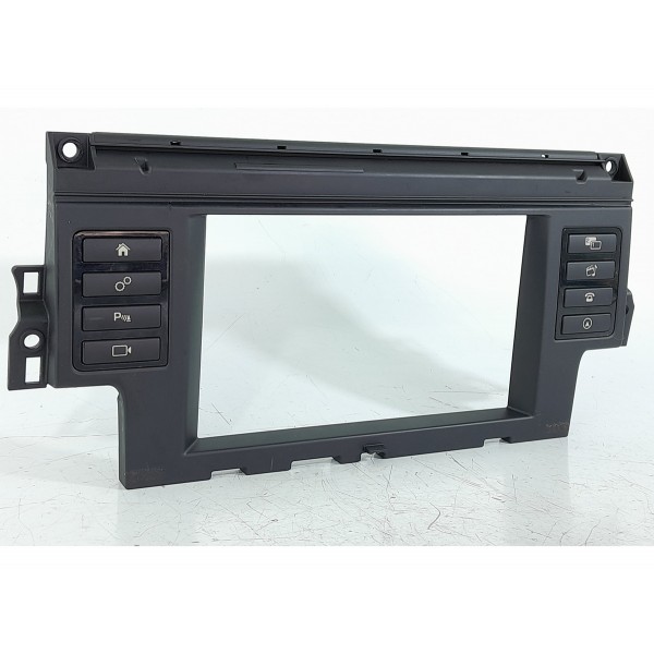 Moldura Comando Tela Multimidia Discovery Sport 2016/2019 Preto