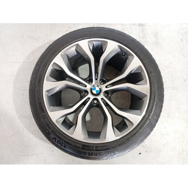 Roda Traseira Bmw X5 X6 315/35 Aro 20 2014 2015/2019 Orig