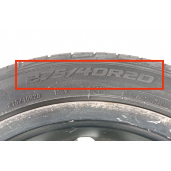 Roda Dianteira Bmw X5 X6 275/40 Aro 20 2014/2018 Det Orig Prateado