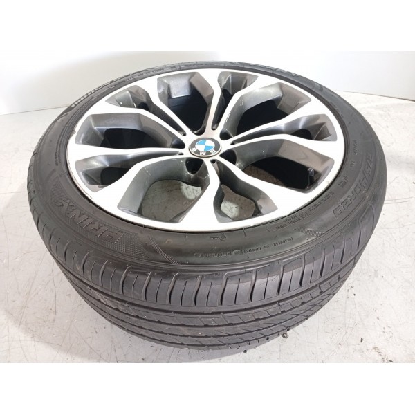 Roda Dianteira Bmw X5 X6 275/40 Aro 20 2014/2018 Det Orig Prateado