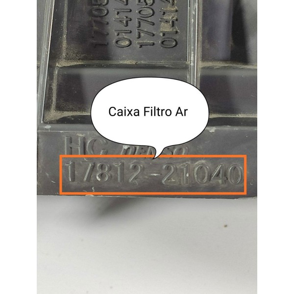 Caixa Filtro Ar Corolla Corolla Cross 2019/2025 1781221040