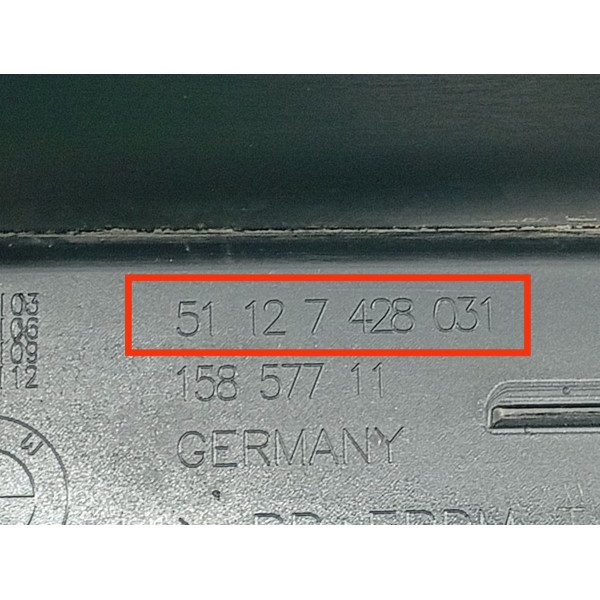 Spoiler Lateral Bmw 320 330 Esquerdo 2019/25 Det 51127428031 Azul-petróleo